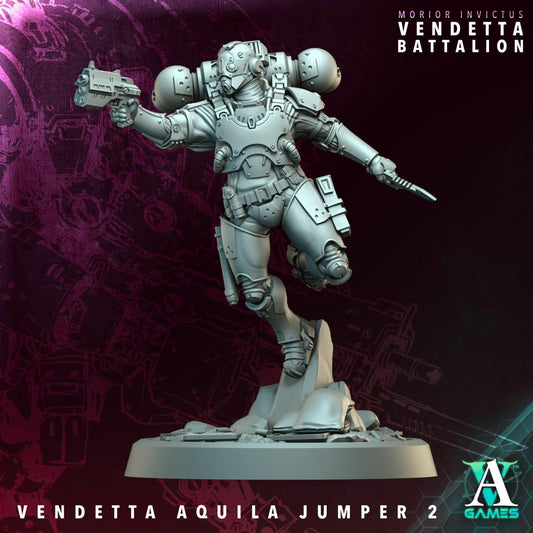 Vendetta Aquilla Jumpers x6 Resin Miniatures Set alternate view 2