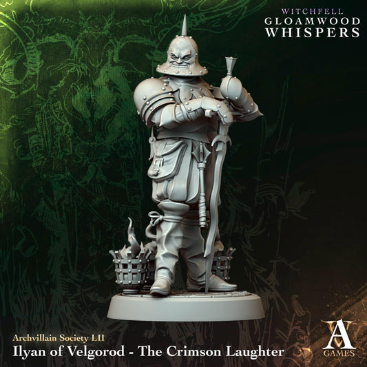 Ilyan of Velgorod - The Crimson Laughter Resin Miniature Figure product image