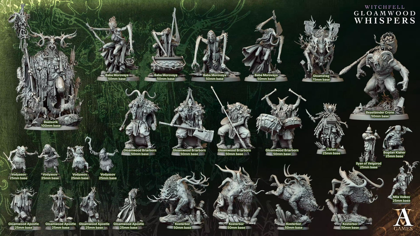 3D Printed Vodyasovs by Archvillain Games