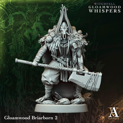 3D Printed Gloamwood Briarborns by Archvillain Games