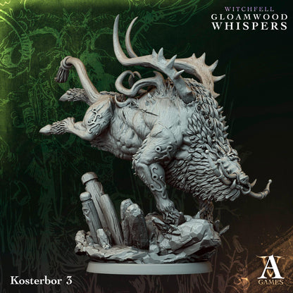 3D Printed Kosterbors by Archvillain Games