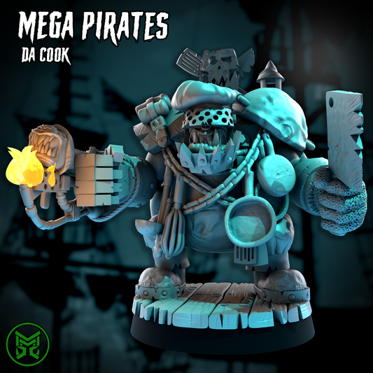 Da Pirate Cook Resin Miniature Figure alternate view 2