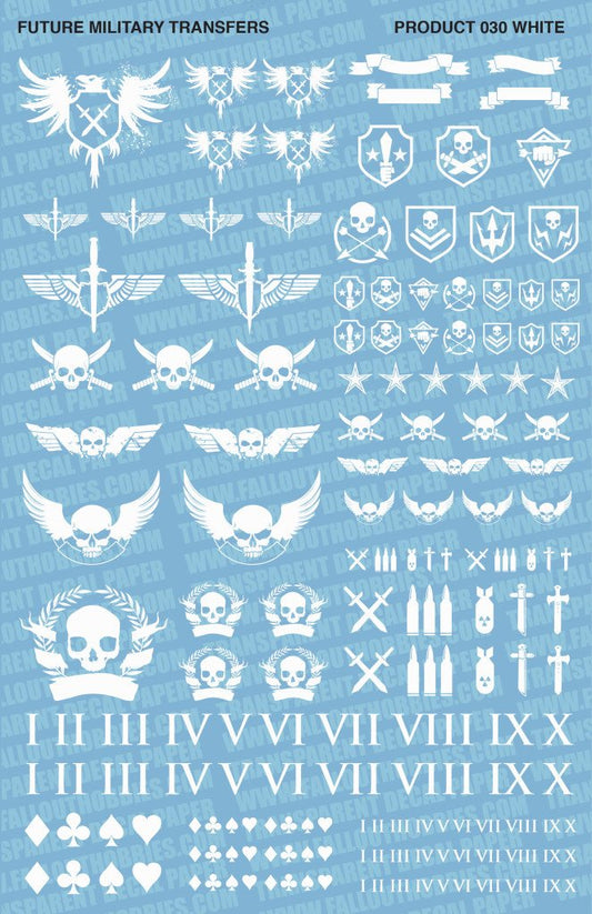 Waterslide Decals Loyalist / Human Fallout Hobbies