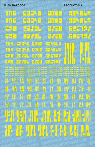 Waterslide Decals: Space Elven and Alien – Fallout Hobbies