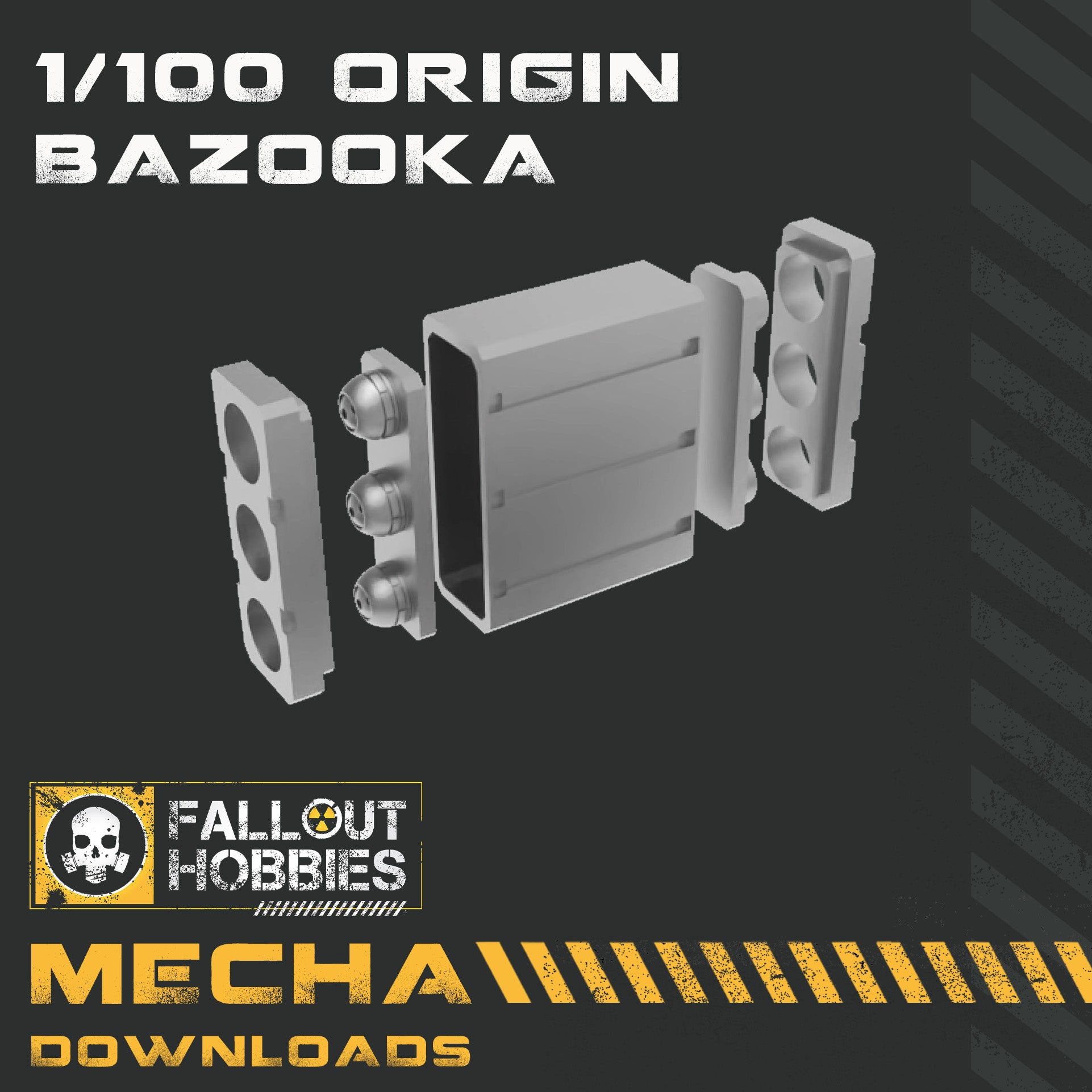 Origin Bazooka 1/100 Scale 3D STL File Download