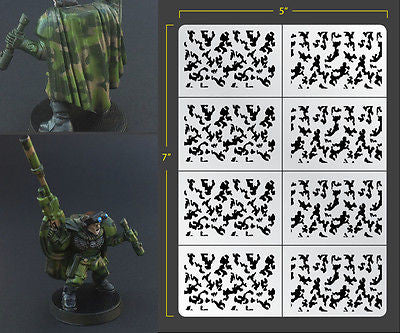 Infantry Traditional Camo Airbrush Stencil