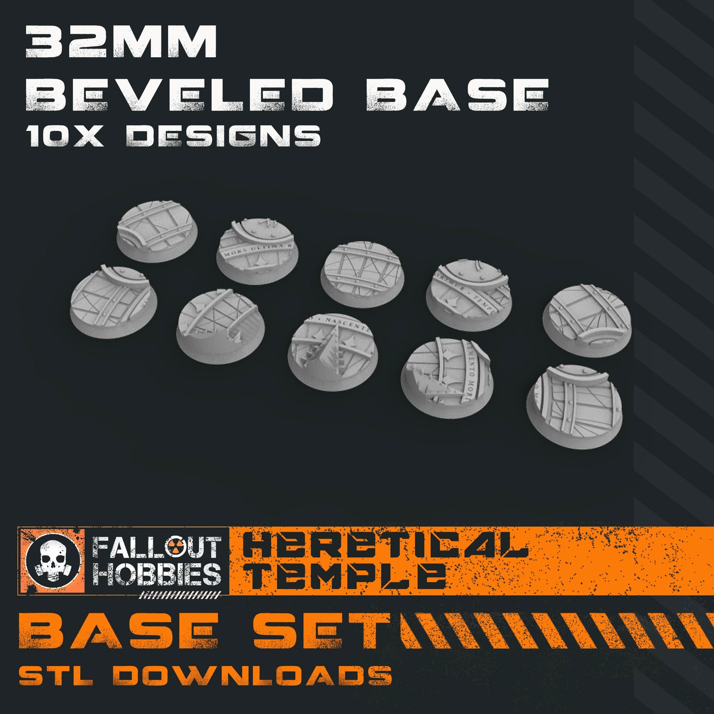 Heretical Temple Downloadable STL Base Collection
