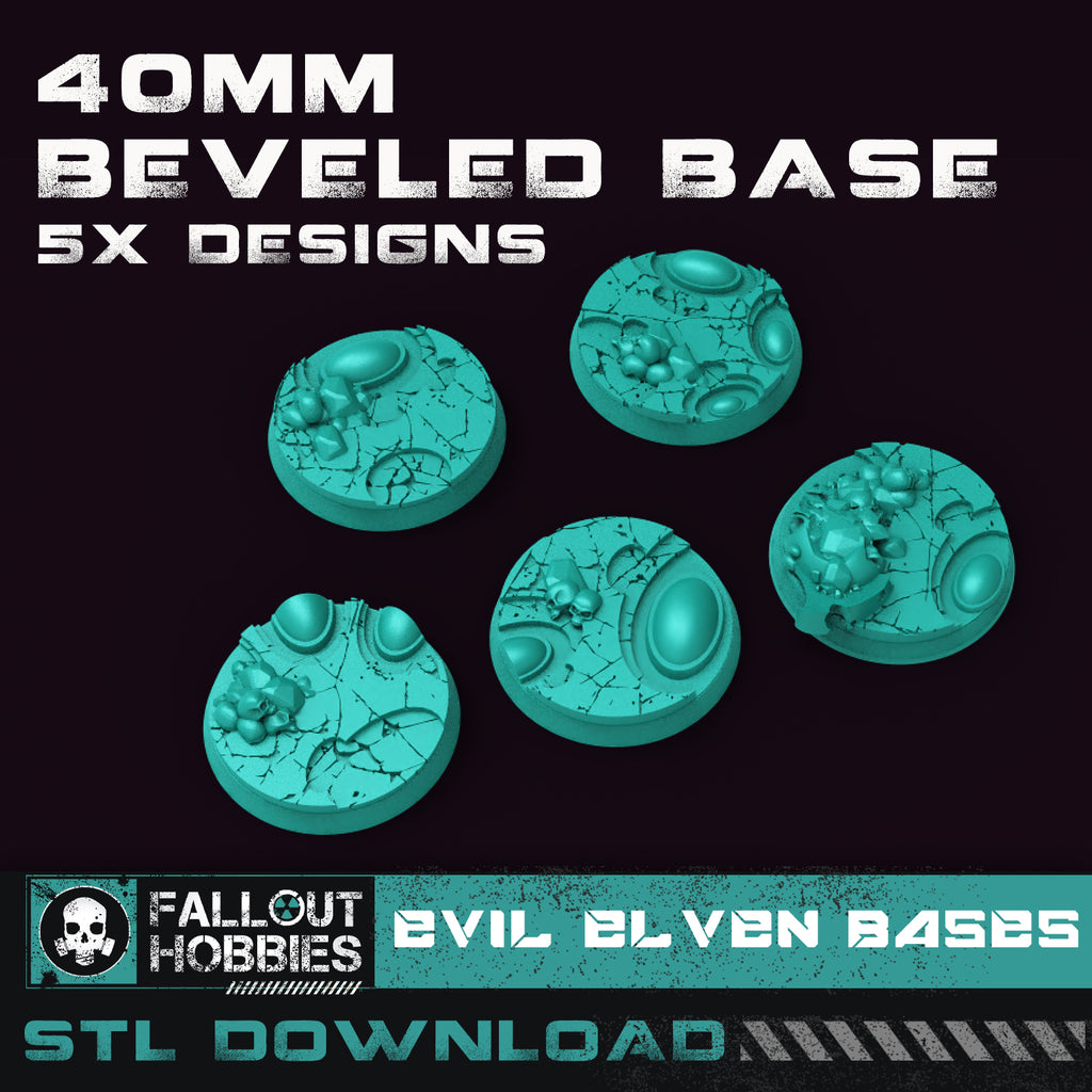 Evil Base Disign Evil Elven Bases STL Base Collection – Fallout Hobbies