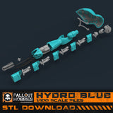 Hydro Blue Mecha Suit 3D STL File Download