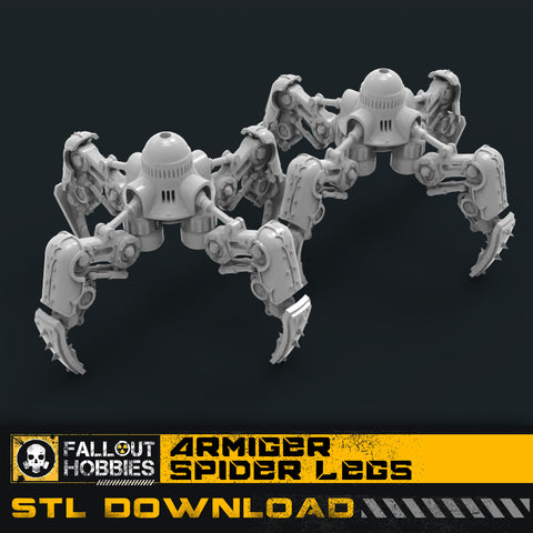 Armiger Size Spider Legs STL File Download