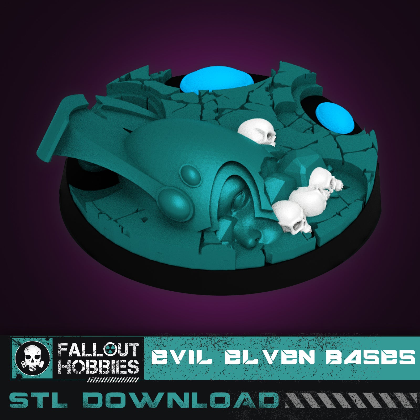 Evil Elven Bases STL Base Collection – Fallout Hobbies