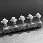 Evil Elven Heads 1  STL File Download