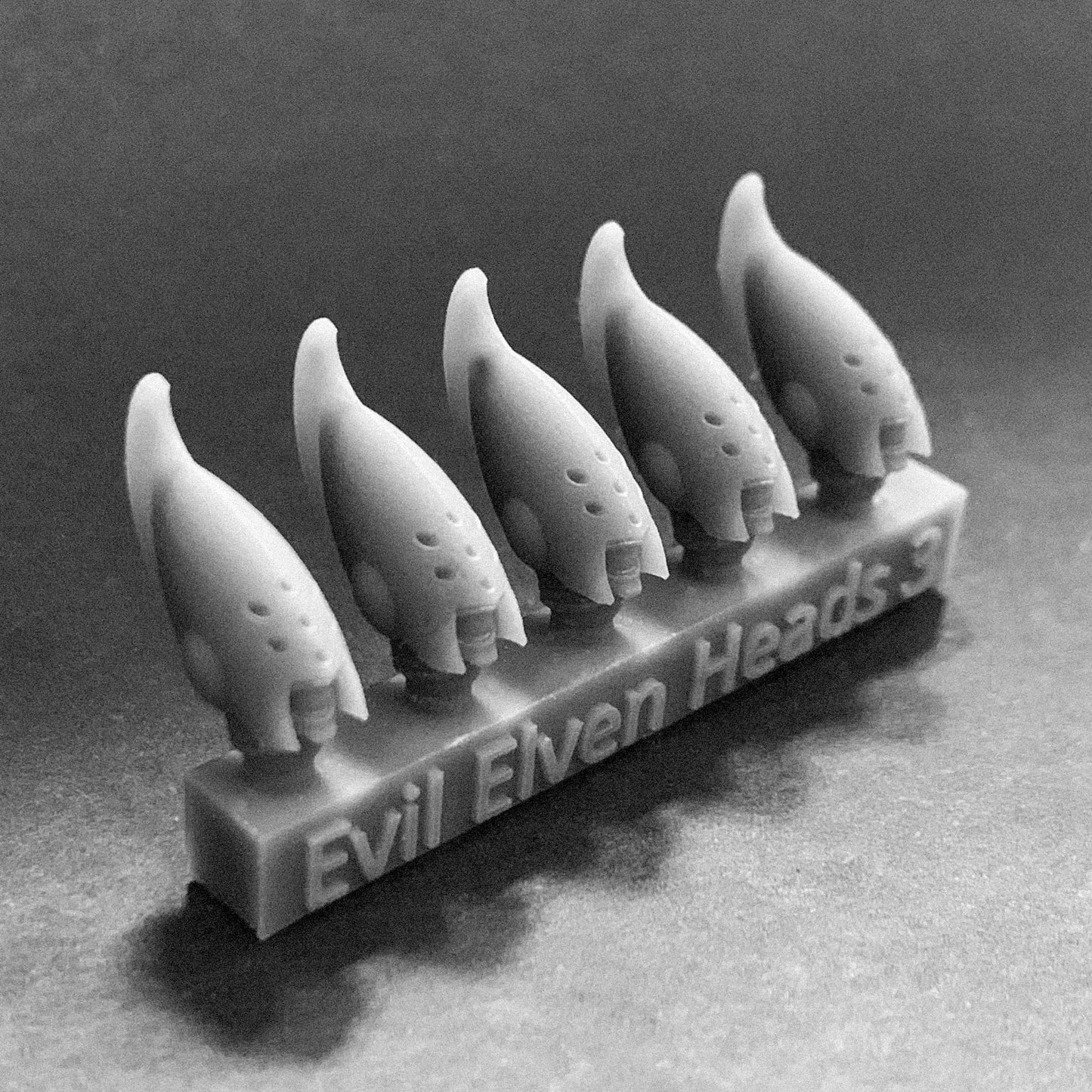 Evil Elven Heads 3 STL File Download