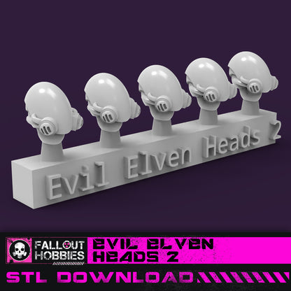 Evil Elven Bundle  STL File Download