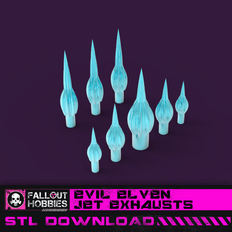 Evil Elven Jet Exhaust Effect STL File Download