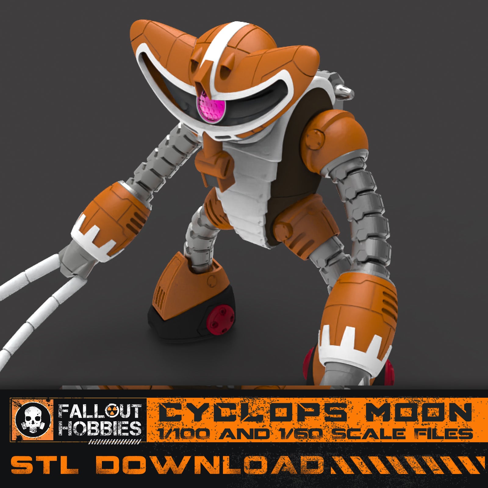 Cyclops Moon Mecha Suit 3D STL File Download