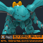 Hydro Blue Mecha Suit 3D STL File Download