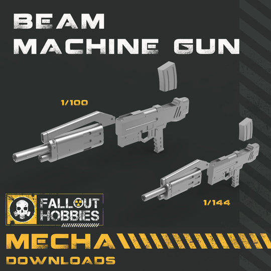 Beam Machine Gun 3D STL File Download