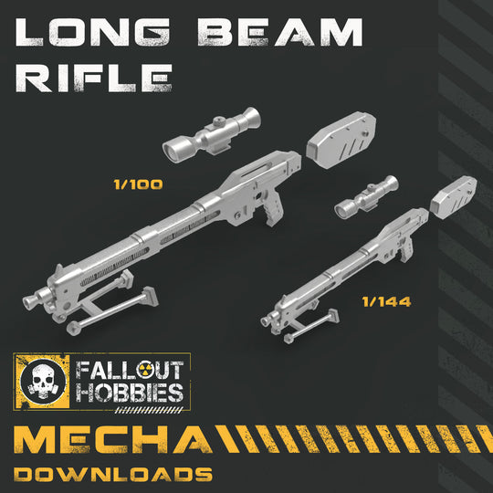 Long Beam Rifle 3D STL File Download