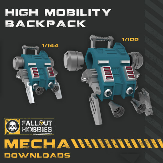 High Mobility Backpack 3D STL File Download