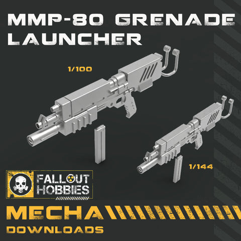 MMP-80 Grenade Launcher 3D STL File Download