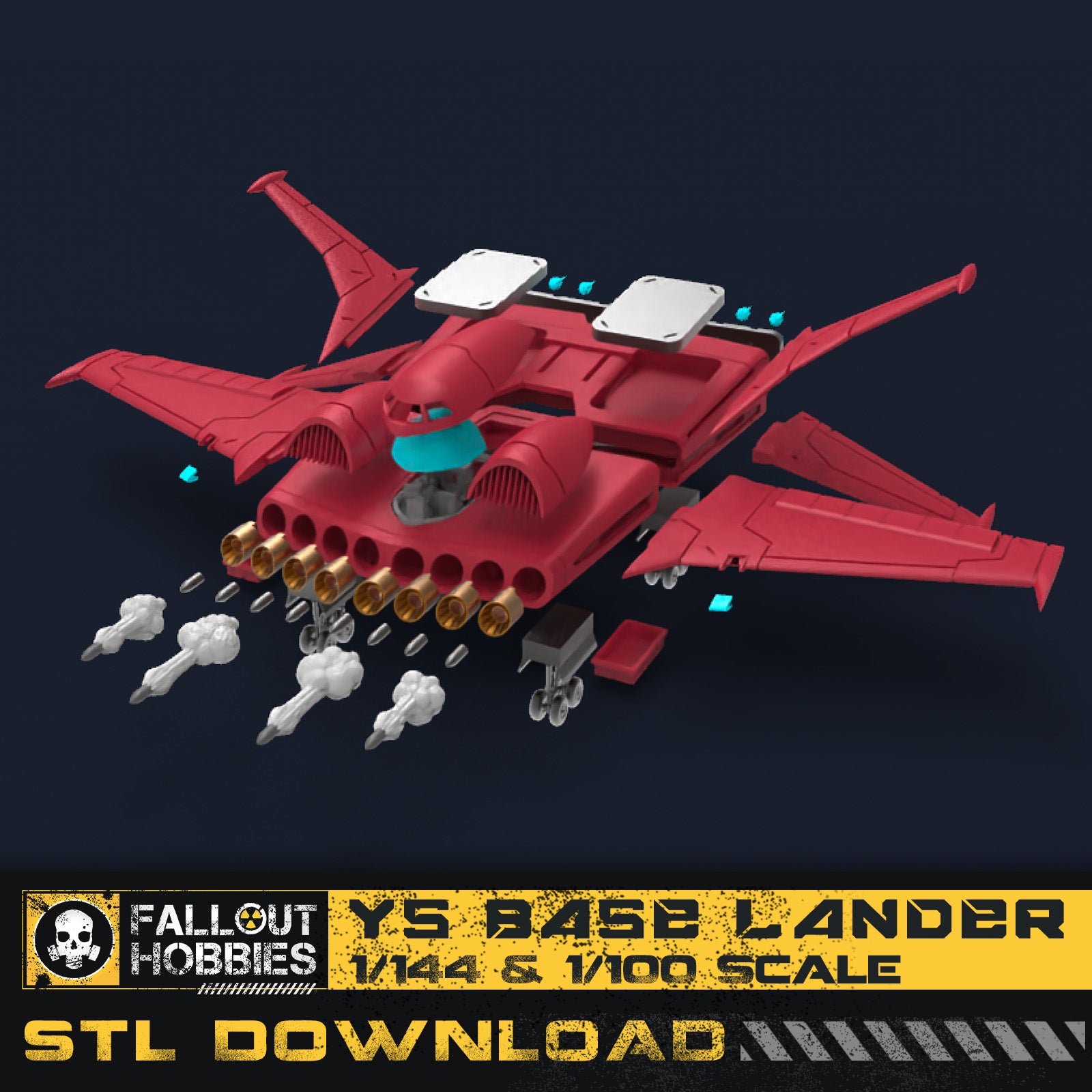 YS Base Lander 3D STL File Download