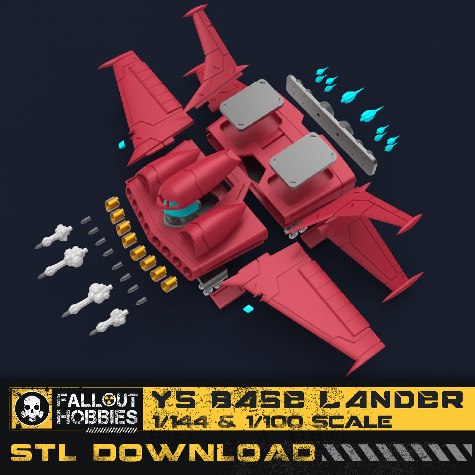 YS Base Lander 3D STL File Download
