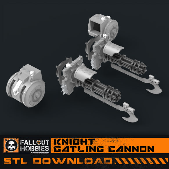 Chaotic Warmachine Gatling Cannon STL File Download