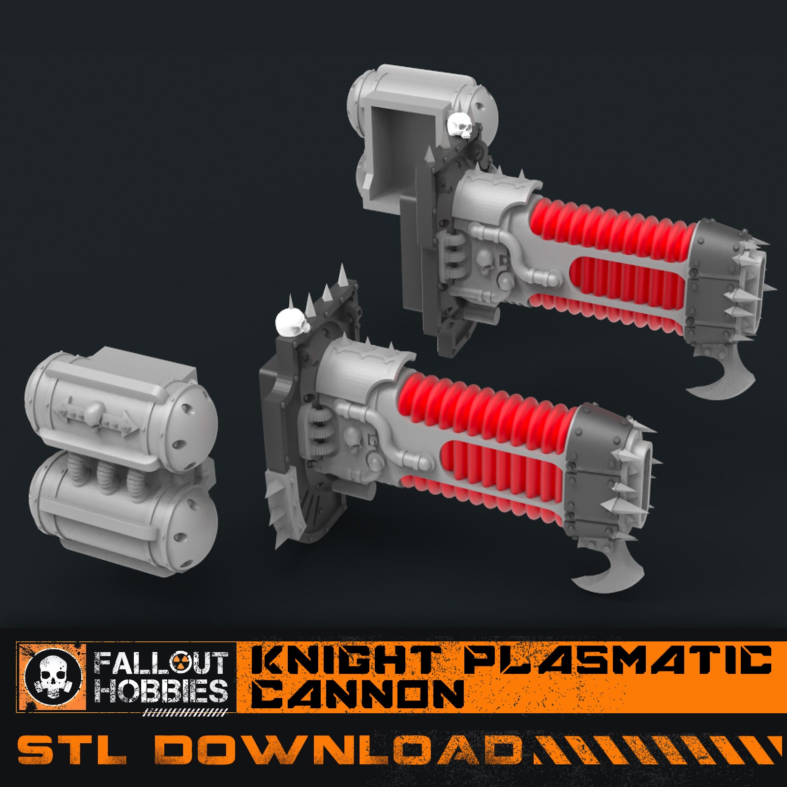 Chaotic Warmachine Plasmatic Cannon STL File Download