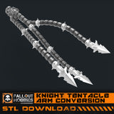 Chaotic Warmachine Tentacle Arm STL File Download