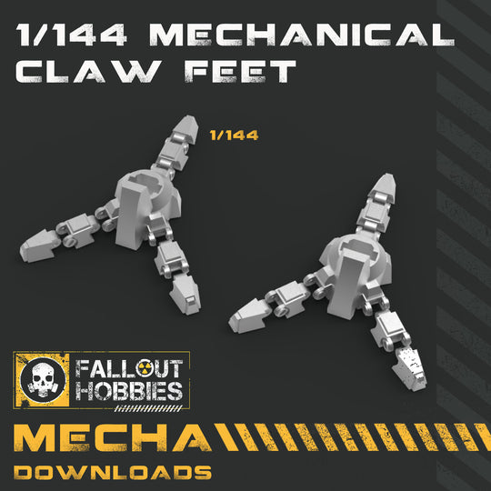 Mechanical Claw Feet 3D STL File Download