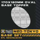 Neo-Tokyo Downloadable STL Base Collection