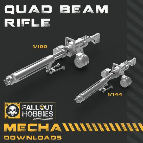 Quad Beam Rifle 3D STL File Download