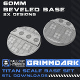 Titan Scale Grimmdark Downloadable STL Base Collection