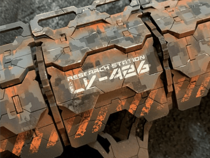 Advanced Fallout Hobbies stencil layering and weathering example